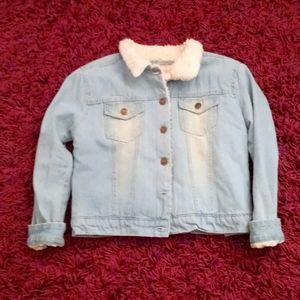 Jacket with sheep lining